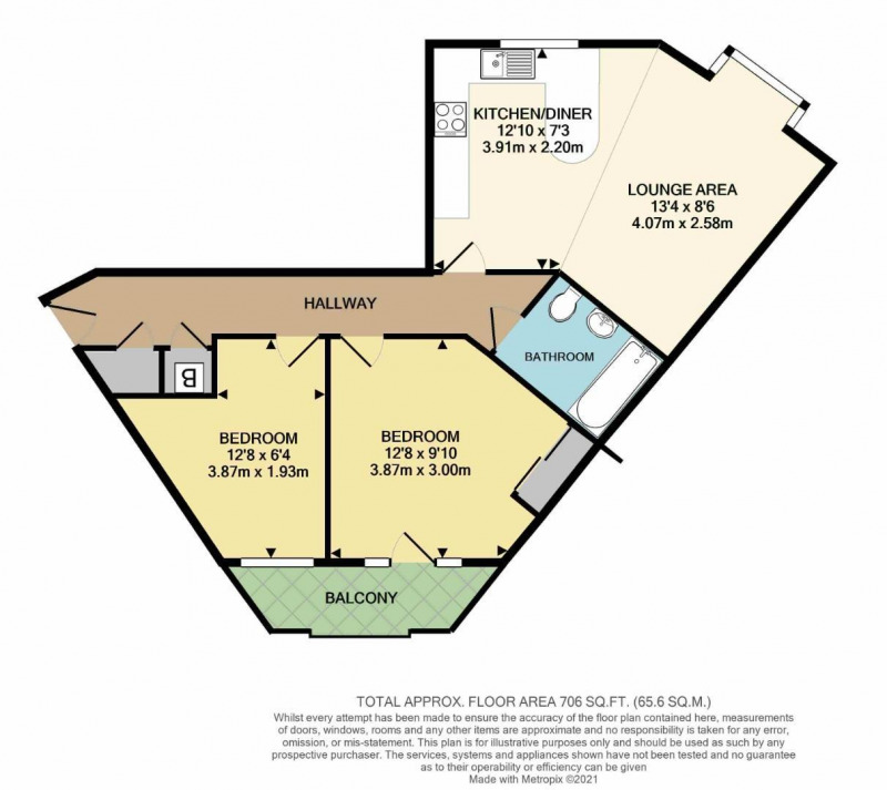 Floor plan for The Waterfront, Selby